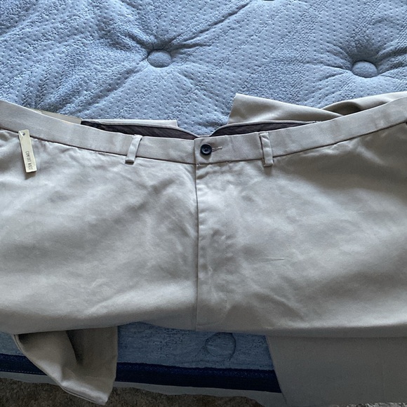 Mens HAGGAR BEIGE PANTS - Picture 5 of 5